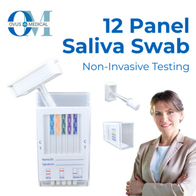 12 Panel Saliva Drug Test   Oral Swabs - Ovus Medical - FAST SHIPPING