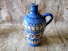 Schöne Keramikvase mit Henkel H:21cm B: mit Henkel ca 11cm Lausitz Keramik