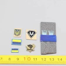 Minitimes toys M047 1/6 Scale PMC IN UKRAINE Patches Model for 12" Figure