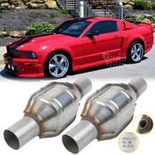 2 Inletoutlet Catalytic Converter Epa W Heat Shield For Ford Mustang Gt 2.3l