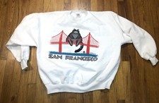 Vintage B Kliban Cat Crazy Shirts San Francisco Sweatshirt Size XL USA