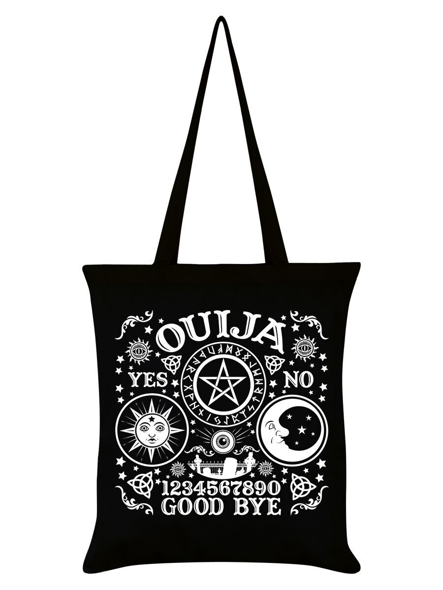 Tote Bag Ouija Board Black