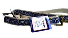 Top Paw Indigo Print Leash 1 In X 4 Ft D152