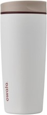 Owala SmoothSip Slider Insulated Stainless Steel Coffee Tumbler, Reusable Iced C