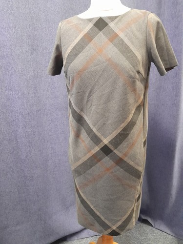 Grey tailored dress, NEXT, size 6 - shown on size 10-12 mannequin, hardly worn