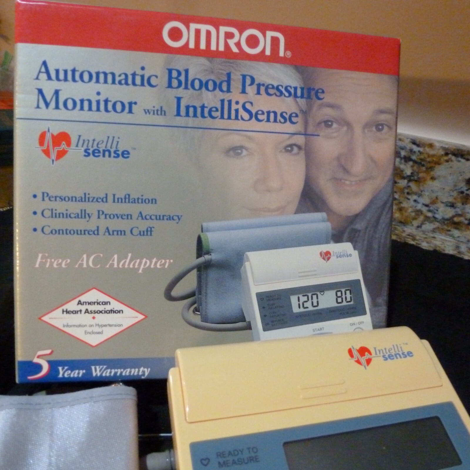 Omron Automatic Blood Pressure Monitor With Intellisense HEM737 AC eBay