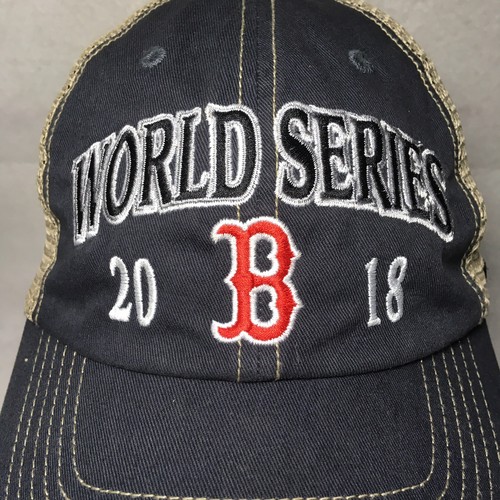 Boston Red Sox 2018 Serie Mundial 47 Marca OSFA Adulto Gorra Gorra MLB Béisbol Fenway - Imagen 4 de 12