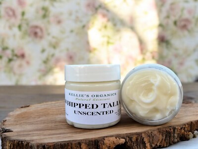 Unscented Whipped Tallow Moisturizing -Organic- 2 Fl. oz