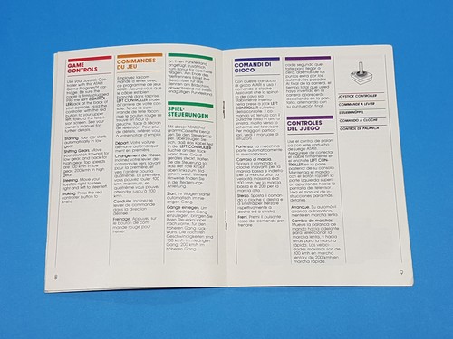Pole Position Multi-Language Atari 2600 Authentic Manual Only *wear - Picture 5 of 10