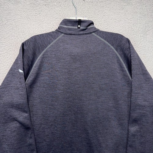 Torrey Pines 1/4 Zip Pullover Sweater Mens Large Gray Puma PWR Warm Golf Casual - Picture 7 of 9