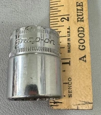 Snap-on 3/8" Drive 19mm Short 12 point Socket FM19 USA