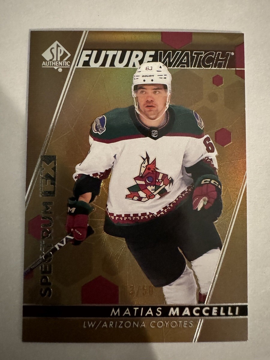 Matias Maccelli Future Watch Spectrum Gold /50 22-23 SP Authentic