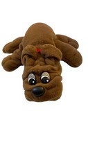 Vintage 80s Pound Puppies Puppy Plush 8 Dark Brown Chocolate Tonka Toy