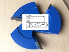 Tideway Carbide Pro WL1605 WAVY RAISED PANEL 3/4" shaper cutter