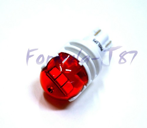 Philips Ultinon LED Light 921 Red Two Bulbs High Mount Stop Brake Replace Lamp - Picture 7 of 12