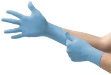 Microflex 92134 Disposable Powderfree Nitrile Gloves For Cleaning W/textured Fin