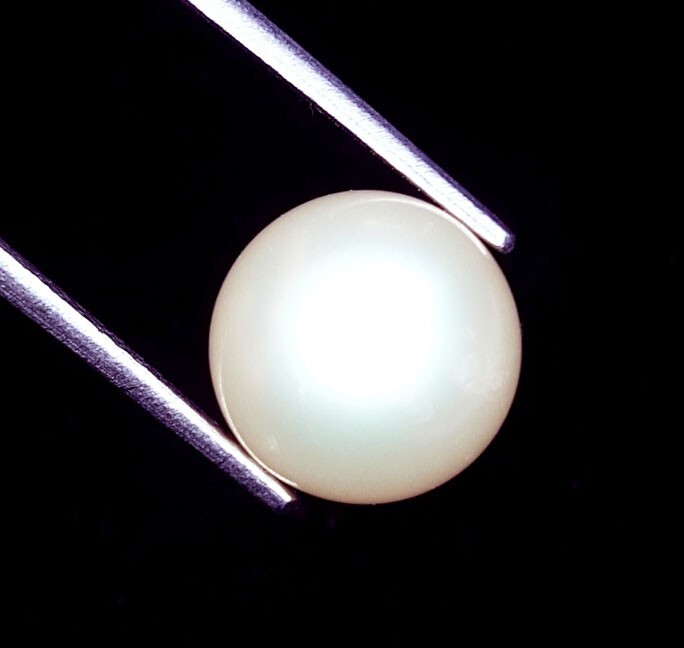 Perle Ronde D'Australie Certifiée Mer Du Sud - 8 Mm - Or Clair - Naturelle Non Traitée