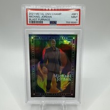 2021 Metal Universe Champ BLAST FURNACE #BF1 MICHAEL JORDAN PSA MINT 9