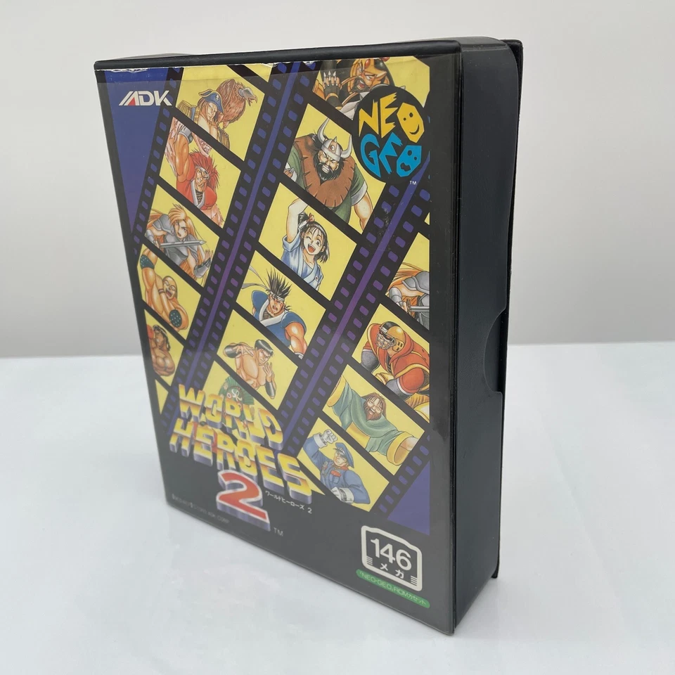 World Heroes 2 Neo Geo NG SNK AES ROM Software ROM Cassette from Japan - Image 3 of 4