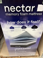 Nectar 12" Mattress with Gel Memory Foam  New Active Cooling Technology, Queen