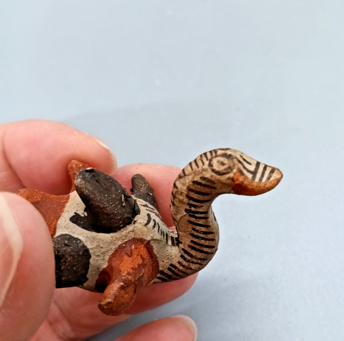 MINI Chiapas Mexico GOOSE Clay Pottery Mexican Fantasy FOLK ART