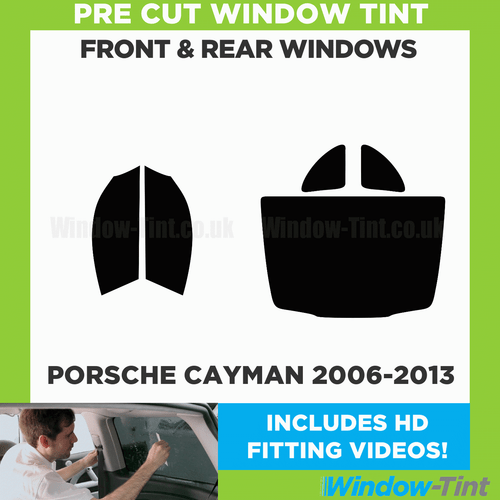 For Porsche Cayman 2006-13 Full Pre Cut Window Tint Kit Front & Rear Car Film - Picture 2 of 10