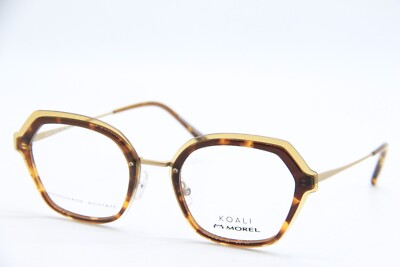 NEW MOREL KOALI 20073K TM04 HAVANA GUNMETAL AUTHENTIC FRAMES EYEGLASSES 49-21