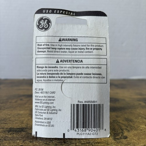 GE S11 High Intensity 40 Watt Specialty Light Bulb 90401 - Single Bulb - New - Picture 5 of 7