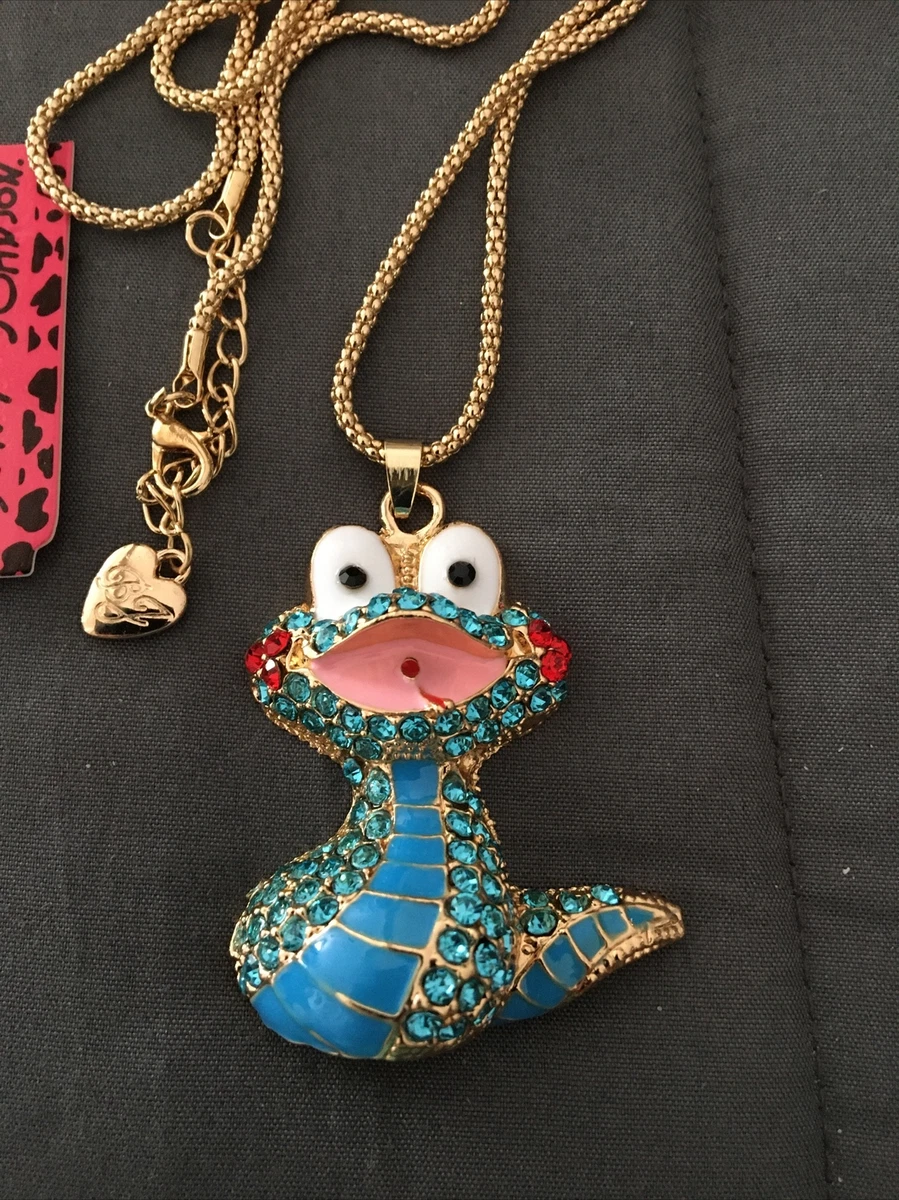 Betsey johnson snake necklace sale
