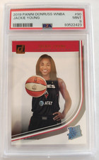 2019 Donruss WNBA Jackie Young Rated Rookie #90 PSA 9 RC