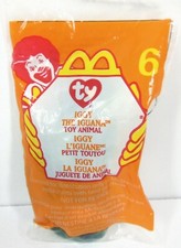 1999 McDonalds Happy Meal TY Iggy The Iguana Beanie Baby Plush Toy  6