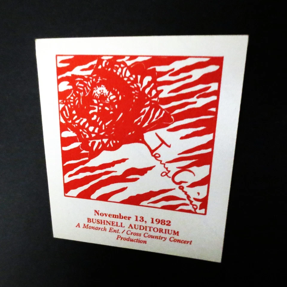 Jerry Garcia Backstage Pass Connecticut CT 13/11/82 13/11/1982 JG Grateful Dead Foto 4 de 4