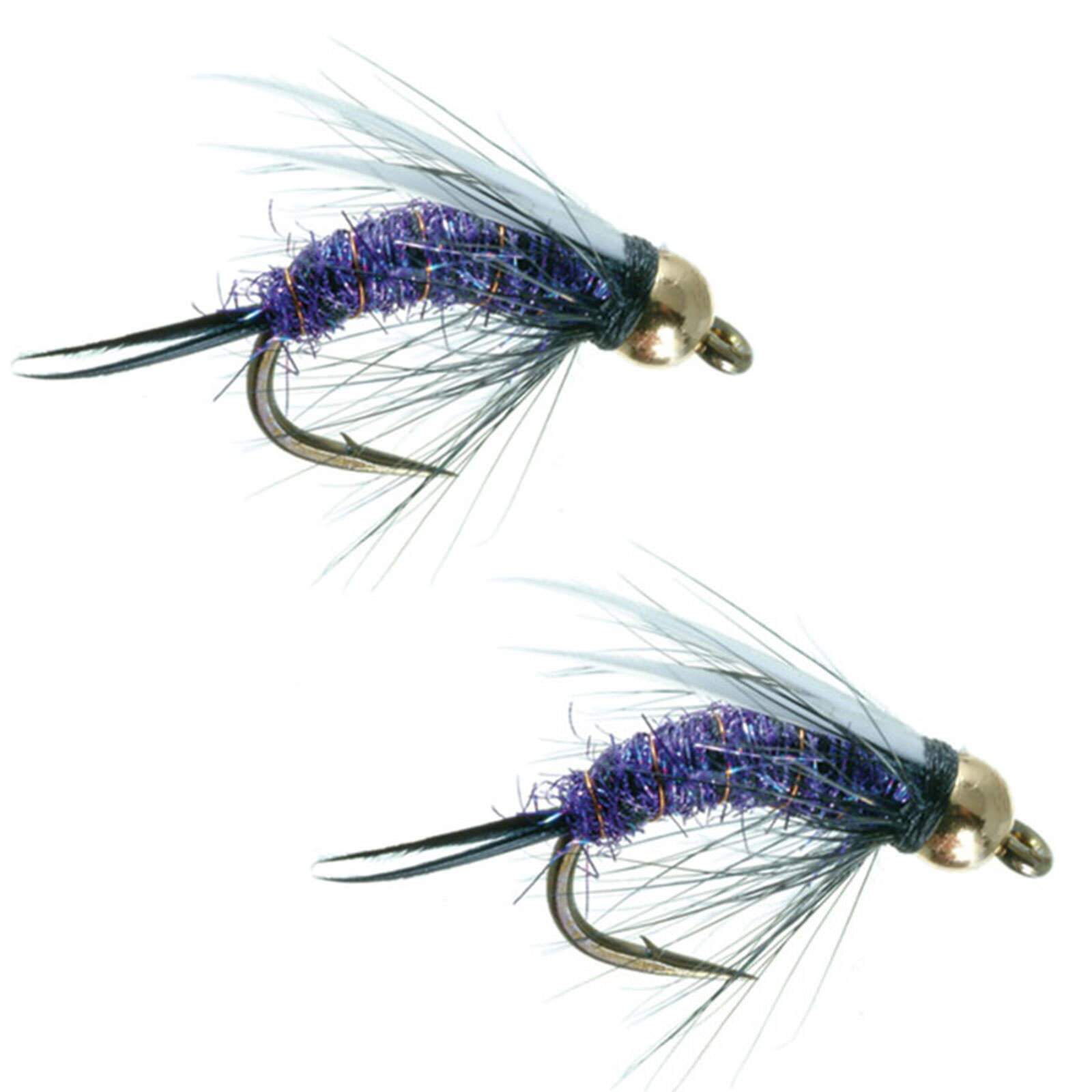 Umpqua Purple Prince Gold Bead Fly Fishing Bead Head Flies Multipacks