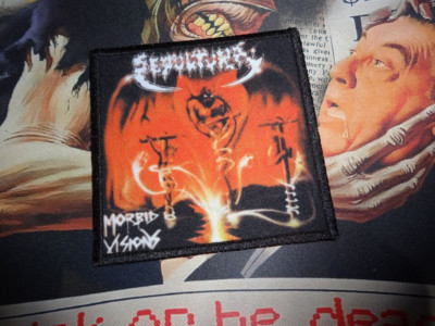 Sepultura Patch Aufnäher Kutte Battle Jacket Morbid Sarcofago xx