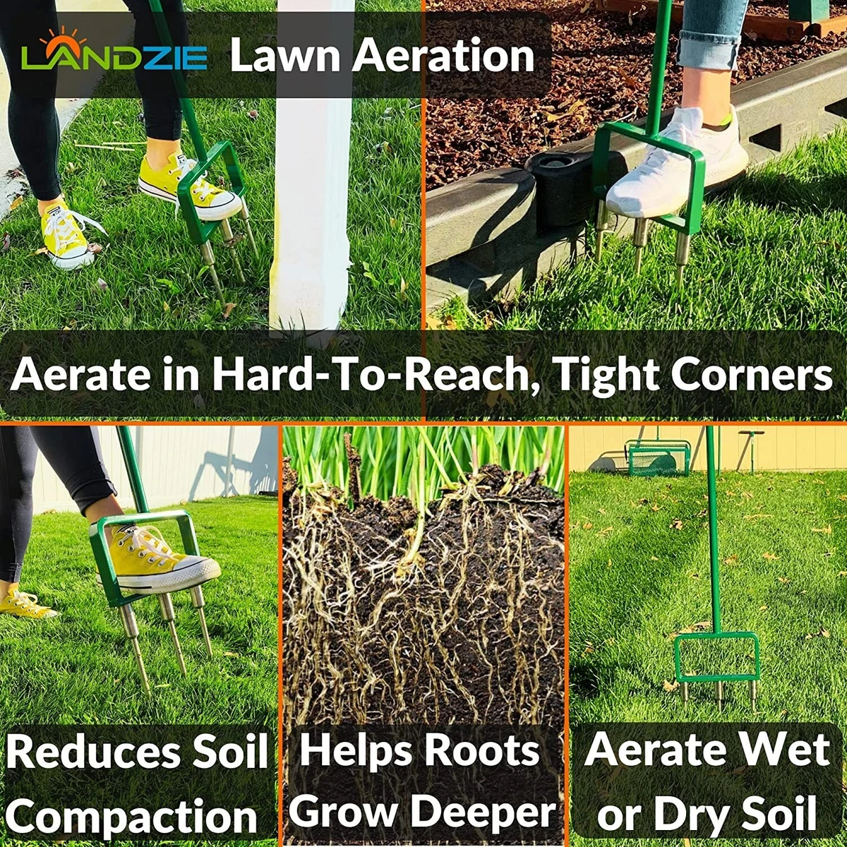 Spiking lawn with fork deals