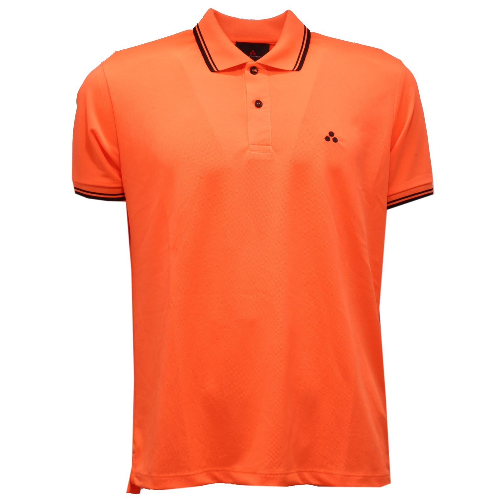 3655AG мужская флуоресцентная оранжевая футболка-поло polo uomo PEUTEREY