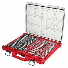 MILWAUKEE 48-22-9486 Packout 106 Piece SAE & Metric1/4" & 3/8” Drive Socket Set 
