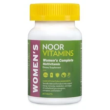 Noor Vitamins Halal Women’s Multivitamin – Energy, Immunity, 2-Month Supply