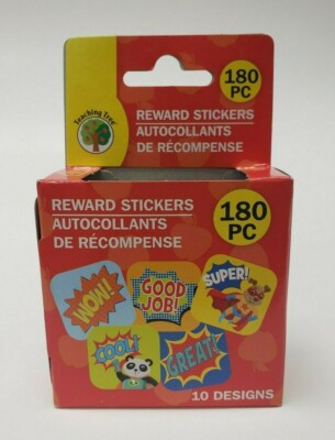 Values Sticker Tree Teaching Tree Reward Motivational Stickers 10 Designs In Roll 180 ...