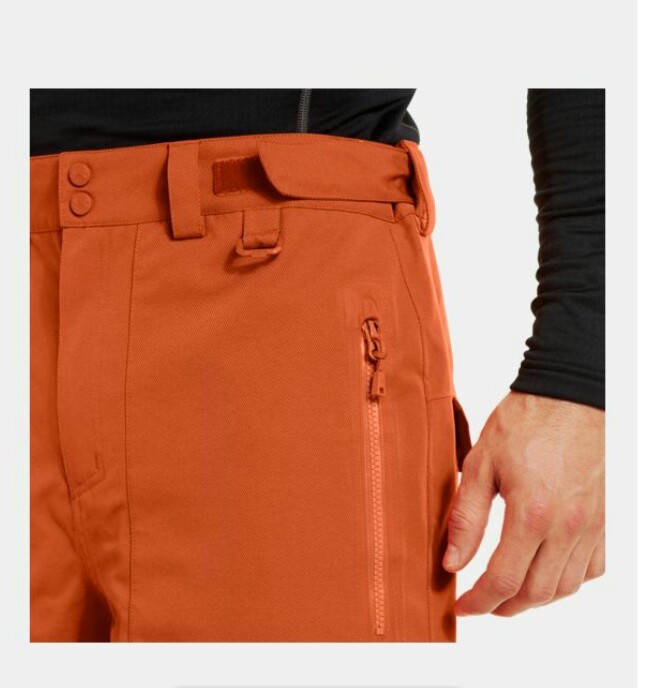 UNDER ARMOUR COLDGEAR INFARED HATCHER SKI PANTS ORANGE