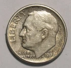 1960 D ROOSEVELT DIME in circulated condition
