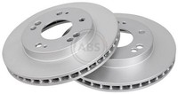 2X Bremsscheibe Vorne Abs 16864 FÜR Mitsubishi