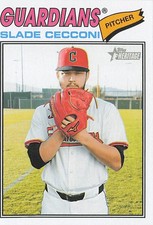 2026 Topps Heritage #87 Slade Cecconi Cleveland Guardians