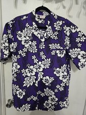 Kalena Fashions of Hawaii Men's Short Sleeve Button Up Hawaiian Shirt Size XL