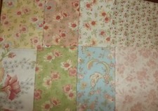 Quilt Fabric Moda 3 Sisters Faded memories 8 pieces 1/2 yd each 4 yards