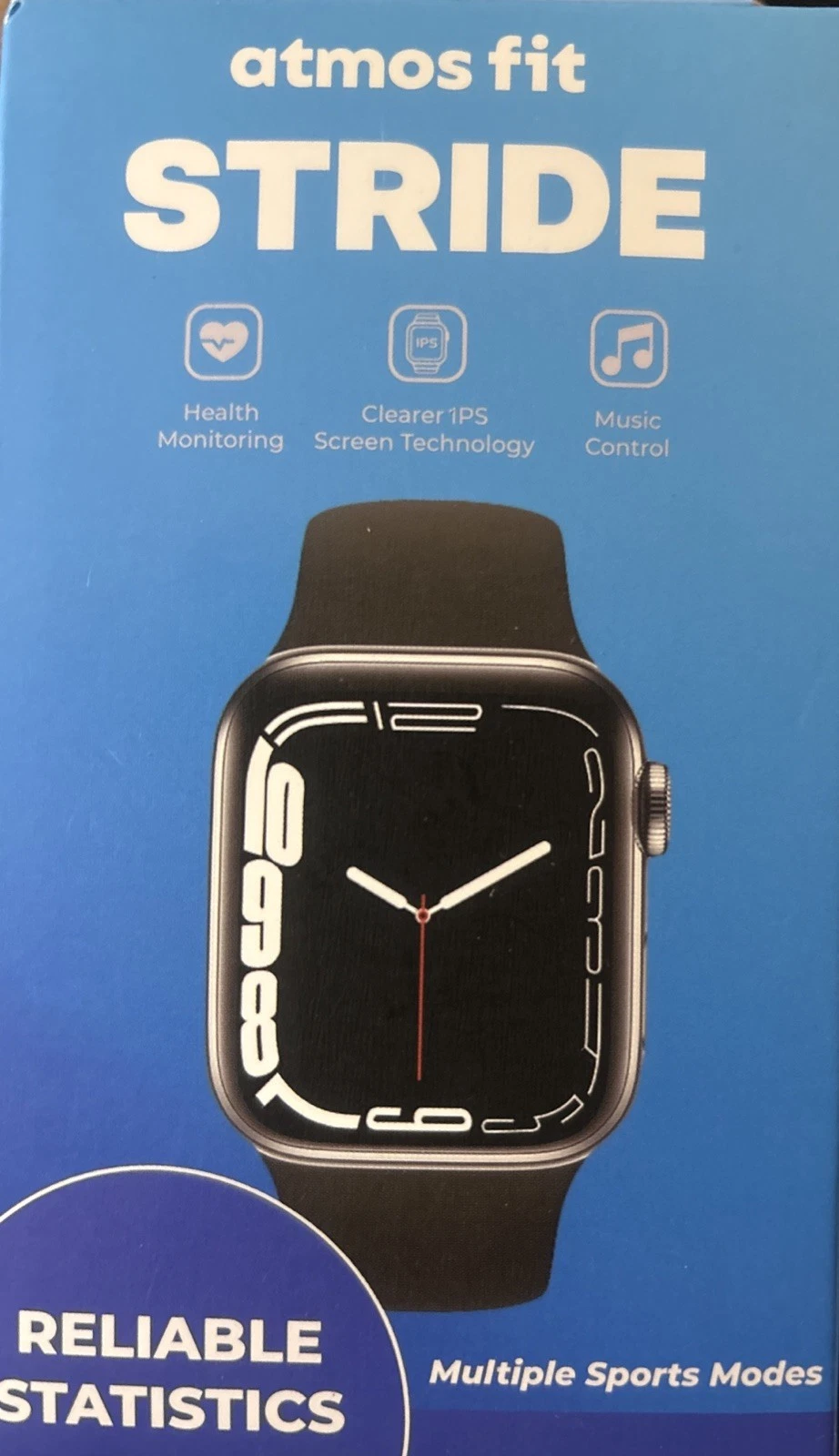 Atmos Fit Stride Smartwatch Fitness Tracker Monitor Health Music Reliable Stats
Opens in a new windo