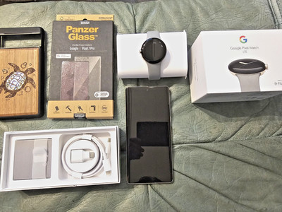 Google Pixel 7 Pro 128 GB ohne Simlock   incl. Google Pixel Watch LTE Hazel