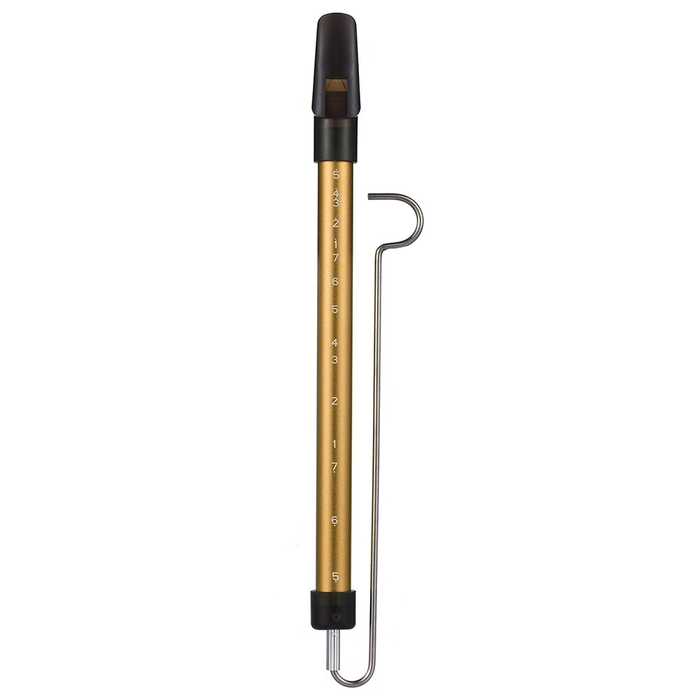 1X(Metal Slide Whistle Scale Sliding Flute with Steel Sliding Rod Musical6370