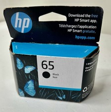 Genuine New OEM HP 65 Black Ink Noir Cartridge N9K02AN - EXP 2023