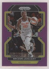 2022 Panini Prizm WNBA Purple Prizm 13/99 Briann January #101 11ba